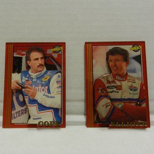Derrike Cope # 10 & Bill Elliot # 11 1992 MAXX RACE NASCAR CARD 3-D ACRILIC